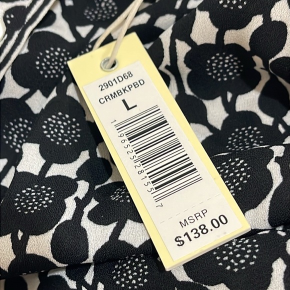 🌼 MAX STUDIO London - Maxi Dress Open/Button Down Scallop Sleeves and Collar - Picture 3 of 8